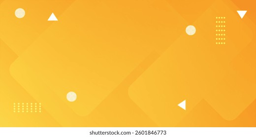 Abstract orange and yellow geometric style background. Dynamic shapes composition. Cool background design for posters. Vector illustration