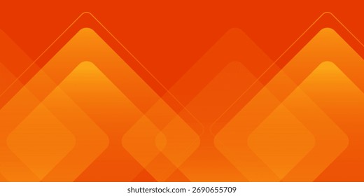 Abstrato laranja e amarelo gradações de fundo geométrico hexágono macio. Formas modernas. Design de conceito simples