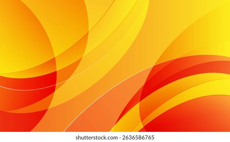 Abstract Orange and Yellow Gradient Background