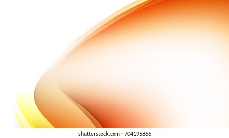 Abstract Orange and Yellow gradient curve background