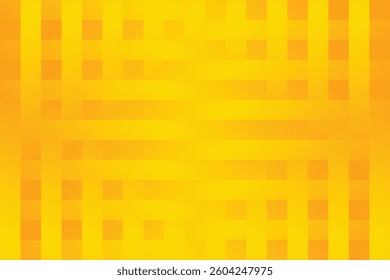 Abstract orange and yellow gradient effect verticals and horizontal stripes pattern background banner.