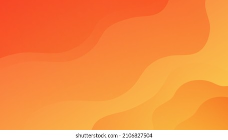 Abstract orange and yellow gradient geometric shapes.  Fluid gradient shapes composition. Futuristic design posters. Eps10 vector 