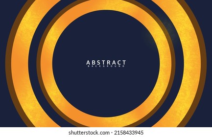 Abstract orange and yellow gradient geometric shapes background. Modern minimal vector design template.