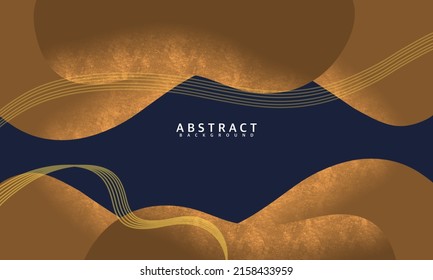 Abstrakter orangefarbener und gelber Farbverlauf-geometrischer Hintergrund. Moderne minimale Vektordesign-Vorlage.