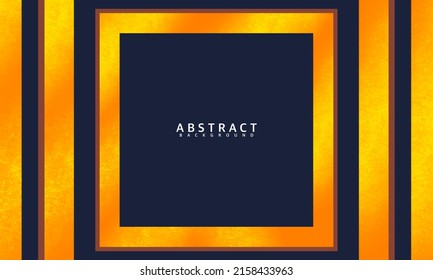 Resumen del fondo geométrico de las formas de degradado naranja y amarillo. Plantilla moderna de diseño vectorial mínimo.