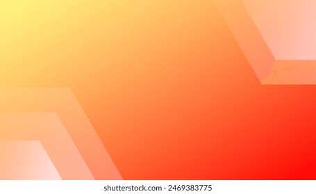 Fondo Abstractas de Formas geométricas de degradado naranja y amarillo. Composición de Formas dinámicas. Base de bermellón para Sitio web, impresión, base para Anuncios, Fondos de pantalla, EPS 10