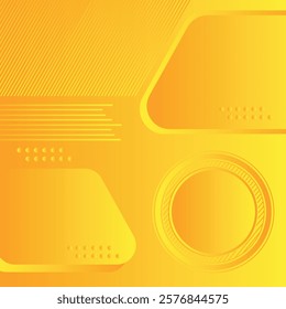Abstract orange and yellow gradient geometric shape background. Modern futuristic background. Can be use for flyers, any brandings, banners, headers, presentations, and wallpaper backgrounds