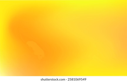 Abstract orange and yellow gradient vector background.