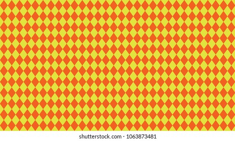 Abstract orange and yellow rhombuses pattern
