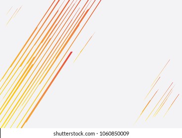 Abstract Orange Yellow Stripe Vector Background