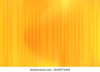 Abstract orange, yellow stripped gradient background, glowing fractal glass backdrop. Elegant fluid blur texture with iridescent neon lights for presentation, poster, product display