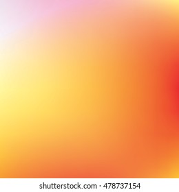 Abstract orange and yellow vector background, color mesh gradient, wallpaper for you project