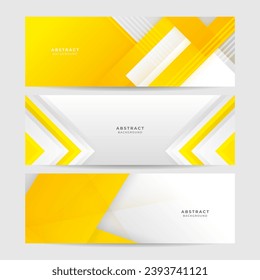 Abstract orange yellow white background with modern trendy fresh color for presentation design, flyer, social media cover, web banner, tech banner