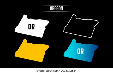 Resumen Diseño del mapa del estado de Oregon