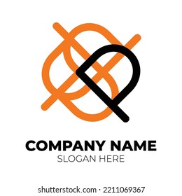 Abstract organ and black logo design