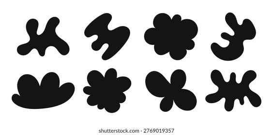 Abstract Organic Blob Shapes Set