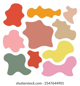Abstract Organic Blob Vector Illustration