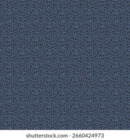 Abstract Organic Cell Structure Seamless Pattern - Modern Blue Texture Background