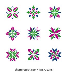 Abstract Organic Design Element Set