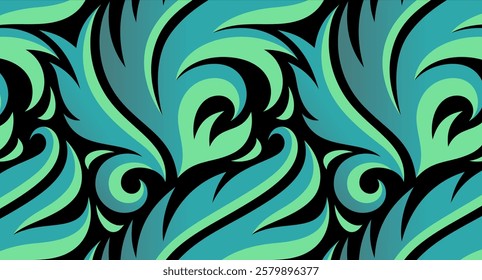 Abstract organic feathery floral seamless Random doodle shape botanical pattern. Design for fashion, fabric, textile, wallpaper, cover, web, wrapping, pottery. digital plume print  Colorful background