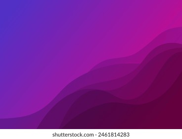 Abstract organic gradient curve background. Design for background, presentation, banner, backdrop, web, card and etc