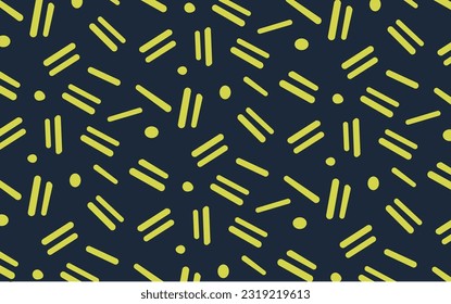 Abstract organic lines seamless patterns vector backgrounds set. Modern trendy creative memphis and biological patterns with dots and irregular squiggle lines texture design