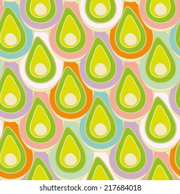 Abstract organic ornament texture, seamless pattern design