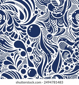  Abstract organic Print Pattern, in the Style of Stencils