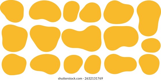 Abstract organic rectangle shapes. Uneven frame boxes