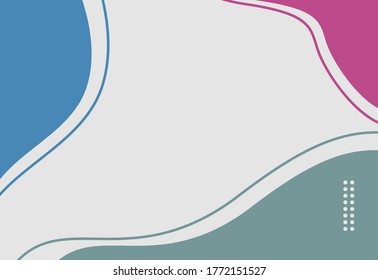 Abstract organic red, blue and green background for party, banner, cover, print, promotion, sale, greeting, ad, web, page, header, landing, social media.