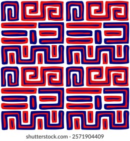 abstract organic seamless pattern background vector image