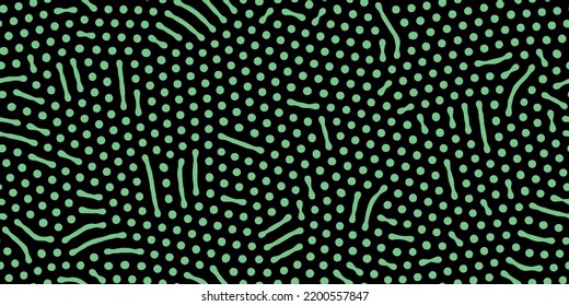 Abstract organic seamless pattern in black and white