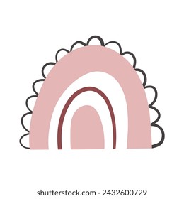 Abstract organic shape aesthetic element