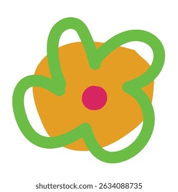 Abstract Organic Shape Element 06