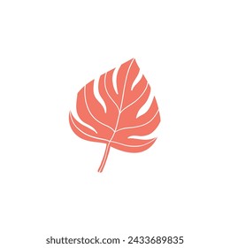 Abstract organic shape inspired by matisse. Plants, cactus, leaf, algae, vase in paper cut collage style. Contemporary aesthetic vector element for logo, decoration, print, cover, wallpaper.