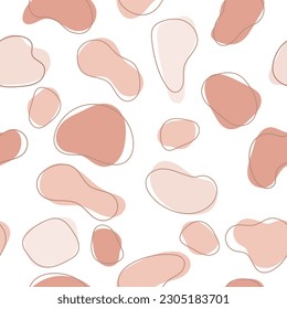 Abstract organic shape. modern blotch shape. Liquid basic shapes. Organic amoeba blob shape abstract colorful vector illustration. Basic stains geometric, isolated elements on white background