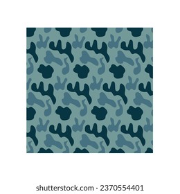 abstract organic shape print seamless pattern illustration in retro style. Trendy primary color background with creative drawing.