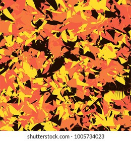 Abstract organic shapes background. Bright floral elements vector texture for textile, swimwear, paper packaging, covers, decoration