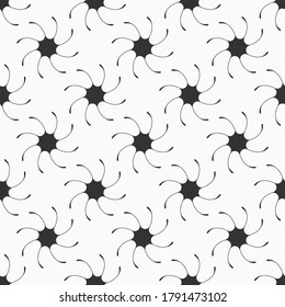 Resumen de formas orgánicas sin costura. El fondo es bastante modesto. Fondo monocromo vectorial.