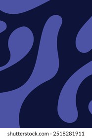 Abstract organic shapes seamless pattern. Vector art background in minimalist style wavy liquid distorted shapes, for art print, wall decor, covers, posters, flyers, magazines. ready to print