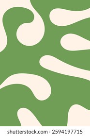 Abstract organic shapes. Vector art design background in minimalist style wavy liquid distorted shapes, for art print, wall decor, covers, posters, flyers, magazines. ready to print
