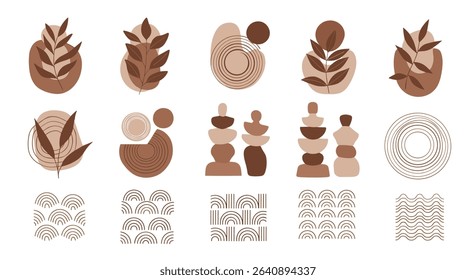Abstract Organic Shapes Vector Elements Set for Modern Graphic Design Projects