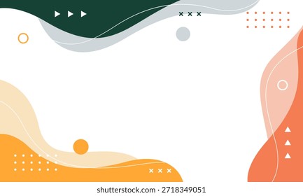 Abstract organic wave background with geometric elements in neutral colors, modern wallpaper, suitable for templates, sale banners, business ads, covers, websites, and pages