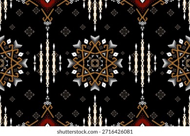 Fondo geométrico étnico oriental Abstractas del diseño del patrón para la moda, la tela, la alfombra, el bordado, el Fondo de pantalla y otros diseños.