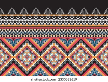 Abstract Oriental ethnic geometric, seamless pattern, graphic design geometric print pattern,design for gift wrapping paper, carpet, wallpaper, clothing, wrap, fabric, cover, textile, Etc.