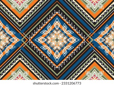 Abstract Oriental ethnic geometric, seamless pattern, graphic design geometric print pattern,design for gift wrapping paper, carpet, wallpaper, clothing, wrap, fabric, cover, textile, Etc.