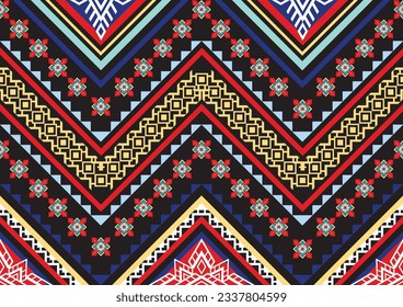 Abstract Oriental ethnic geometric, seamless pattern, graphic design geometric print pattern,design for gift wrapping paper, carpet, wallpaper, clothing, wrap, fabric, cover, textile, Etc.
