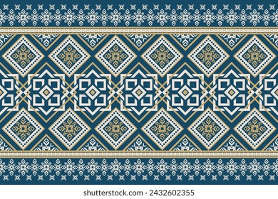 Abstract Oriental ethnic geometric, seamless pattern, graphic design geometric print pattern, design for gift wrapping paper, carpet, wallpaper, clothing, wrap, fabric, cover, textile, Etc.