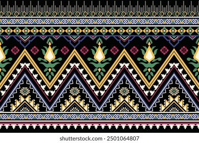 Abstract Oriental ethnic geometric, seamless pattern, graphic design geometric print pattern, design for gift wrapping paper, carpet, wallpaper, clothing, wrap, fabric, cover, textile, Etc.