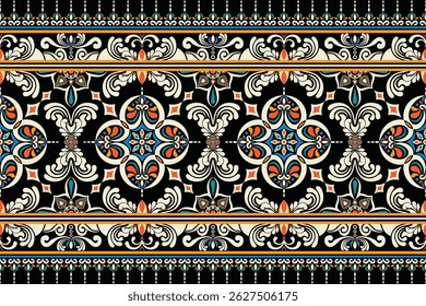 Abstract Oriental ethnic geometric, seamless pattern, graphic design geometric print pattern,design for gift wrapping paper, carpet, wallpaper, clothing, wrap, fabric, cover, textile, Etc.